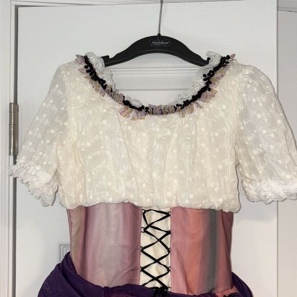 Revolution Dancewear Cinderella / Peasant Skirted Leotard Size XLC - Picture 2 of 13